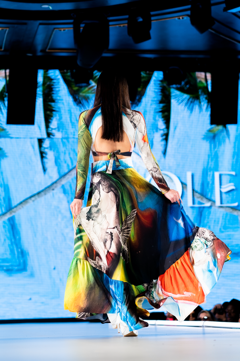 Suzu Wave Maxi Skirt